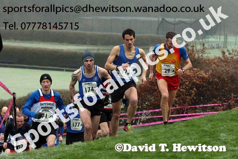 Veterans race, Durham Cathedral Cross Country Relays. Photo: David T. Hewitson/Sports for All Pics